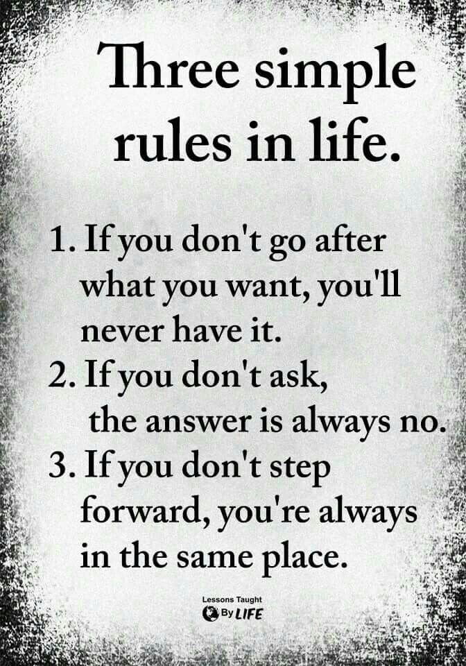 Rules for Successful Life 