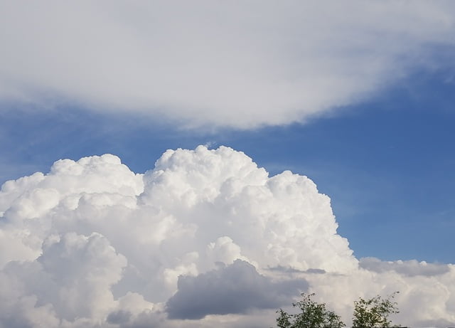 Cumulus clouds images