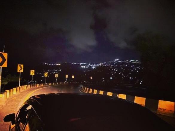 Express way Islamabad Night View