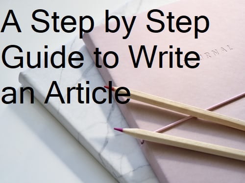 How to Write an Article
