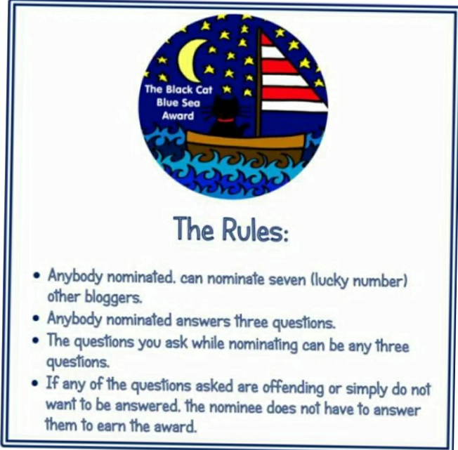 THE BLACK CAT BLUE SEA AWARD Rules