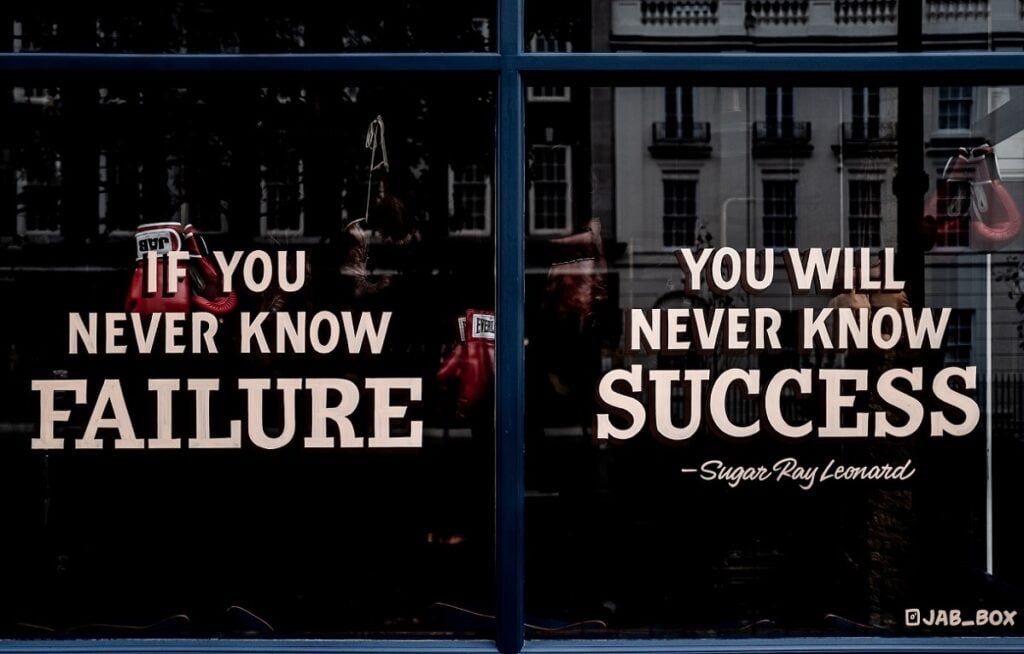 Failure is the Key to Success